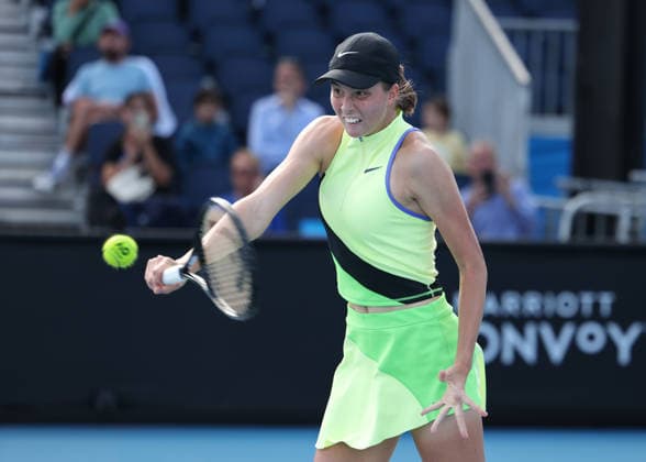 Lilli Tagger AUT ,Australian Open 2026 Qualifier Melbourne Park, Melbourne, Victoria, Australia Copyright: xJuergenxHasenkopfx