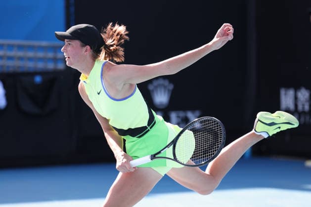 Lilli Tagger AUT ,Australian Open 2026 Qualifier Melbourne Park, Melbourne, Victoria, Australia Copyright: xJuergenxHasenkopfx