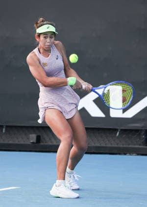 Lanlana Tararudee THA , Australian Open 2026 Qualifier Melbourne Park, Melbourne, Victoria, Australia Copyright: xJuergenxHasenkopfx