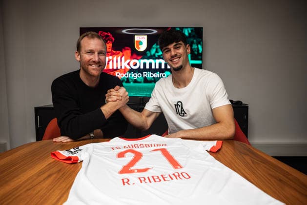 Football, 1. BL, Loan with option to buy, Rodrigo Ribeiro joins FC Augsburg, archive pictures