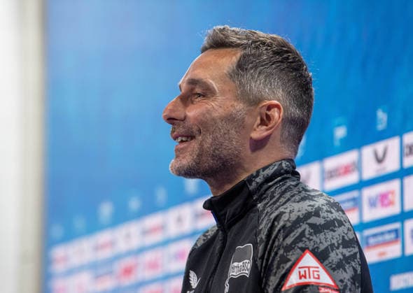 Soccer, Men, Season 2025 26, 2 Bundesliga, Hertha BSC, Press conference before the match against FC Schalke 04, in the picture coach Stefan Leitl, 15 01 2026, Copyright: xSebastianxRäppold MatthiasxKochx