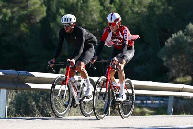 Lotto Intermarche Cycling Team Winter Training Camp 2026 L ALFAS DEL PI, SPAIN - JANUARY 15 : Slock Liam (BEL) of Lotto Intermarche pictured during a training session at the Lotto Intermarche UCI World Team winter stage camp at the Albir Garden Resort Hotel as part of the preparation for the new 2026 season on January 15, 2026 in L Alfas del Pi, Spain, 15 01 2026 L Alfas del Pi Spain  Copyright: xVincentxKalutx