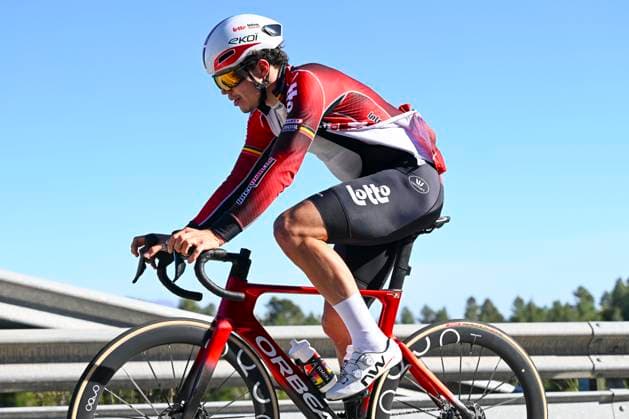 Lotto Intermarche Cycling Team Winter Training Camp 2026 L ALFAS DEL PI, SPAIN - JANUARY 15 : De Lie Arnaud (BEL) of Lotto Intermarche pictured during a training session at the Lotto Intermarche UCI World Team winter stage camp at the Albir Garden Resort Hotel as part of the preparation for the new 2026 season on January 15, 2026 in L Alfas del Pi, Spain, 15 01 2026 L Alfas del Pi Spain  Copyright: xVincentxKalutx
