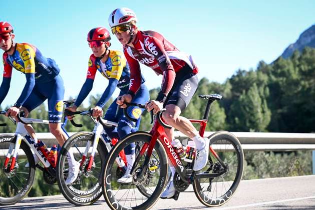 Lotto Intermarche Cycling Team Winter Training Camp 2026 L ALFAS DEL PI, SPAIN - JANUARY 15 : Claisse Edouard (BEL) of Devo Lotto Intermarche pictured during a training session at the Lotto Intermarche UCI World Team winter stage camp at the Albir Garden Resort Hotel as part of the preparation for the new 2026 season on January 15, 2026 in L Alfas del Pi, Spain, 15 01 2026 L Alfas del Pi Spain  Copyright: xVincentxKalutx