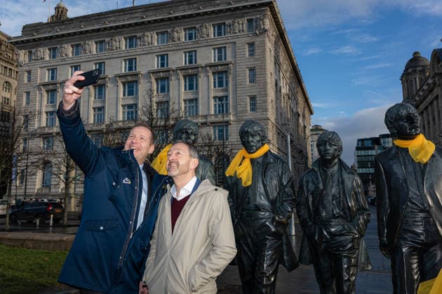 Cycling, Tour de France, Press event at the start in Liverpool