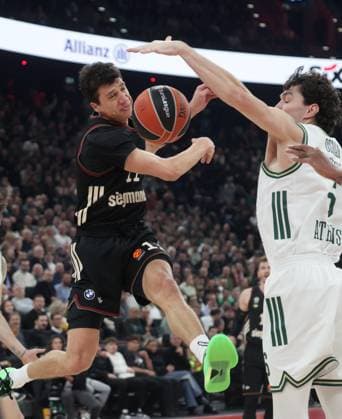 Bayerns 11 Vladimir LUCIC Basketball Bayern Panathinaikos Athens Euroleague, FC Bayern Basketball Panathinaikos AKTOR Athens, Round 22, Season 2025 2026, on 15 01 2026 in Munich, S A P G A R D E N, Germany Source Copyright Credit Oryk HAIST xBASKETBALL-BAYERN-PANTHINAIKOSx