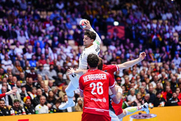 Marko Grgic Germany, 71 DEN, Germany vs. Austria, Handball, EHF European Championship 2026, Group A, Matchday 1, 15 01 2026 DEN, Germany vs. Austria, Handball, EHF European Championship 2026, Group A, Matchday 1, 15 01 2026 Herning Copyright: xEibner-Pressefoto MarcelxvonxFehrnx EP_MFN