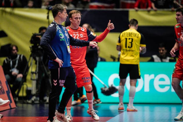 European Handball Championship, Norway Ukraine Baerum 20260115 The European Championship match in handball between Norway and Ukraine in Unity arena Photo Stian Lysberg Solum NTB Baerum Norway EDITORIAL USE ONLY RESTRICTED USE FOR BETTING COMPANIES  Copyright: xStianxLysbergxSolumx xNTBx