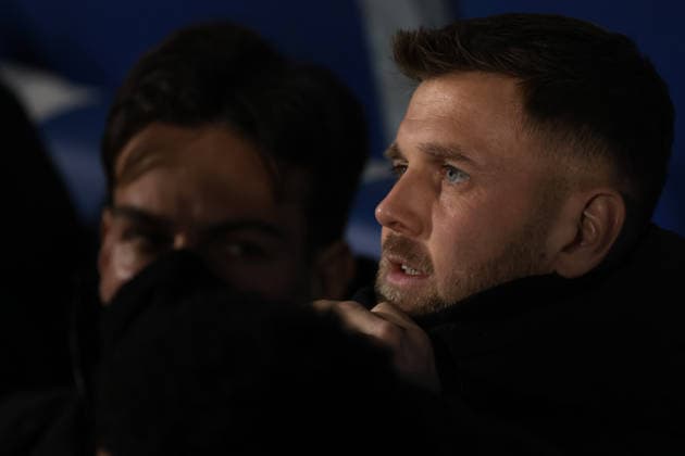 Como, Italy, 15th January 2026. Niklas Fullkrug of AC Milan reacts on the bench prior to kick off in the Como 1907 vs AC Milan Serie A match at Stadio Giuseppe Sinigaglia, Como. Picture credit should read: Jonathan Moscrop Sportimage EDITORIAL USE ONLY. No use with unauthorised audio, video, data, fixture lists, club league logos or live services. Online in-match use limited to 120 images, no video emulation. No use in betting, games or single club league player publications. SPI_012_JM_COMO_MILAN_ SPI-4414-0012