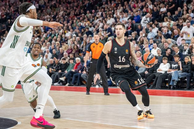 Stefan Jovic 16 FC Bayern Basketball , FC Bayern Basketball vs Panathinaikos Aktor Athens, EuroLeague 22 Matchday, 15 01 2026 Munich Bavaria Germany Copyright: xkolbert-press UlrichxGamelx