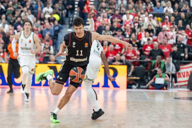 Vladimir Lucic 11 FC Bayern Basketball , FC Bayern Basketball vs Panathinaikos Aktor Athens, EuroLeague 22 Matchday, 15 01 2026 Munich Bavaria Germany Copyright: xkolbert-press UlrichxGamelx
