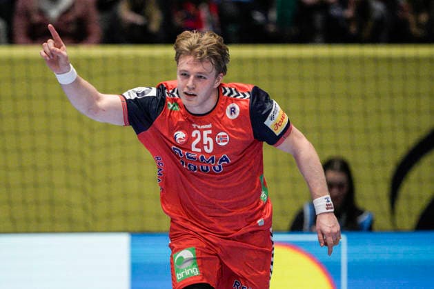 European Handball Championship, Norway Ukraine Baerum 20260115 Norway s Martin Hovde during the European Championship handball match between Norway and Ukraine in Unity arena Photo Stian Lysberg Solum NTB Baerum Norway EDITORIAL USE ONLY RESTRICTED USE FOR BETTING COMPANIES  Copyright: xStianxLysbergxSolumx xNTBx