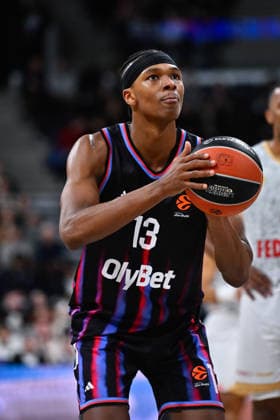 BASKET : Paris Basket vs AS Monaco - Euroleague - 15 01 2026 ALLAN DOKOSSI ( 13 - Paris Basket ) during the Euroleague match between Paris Basketball and AS Monaco at Adidas Arena on January 15, 2026 in Paris, France. ( Photo by Federico Pestellini PSNewz ) - ParisFrance  Copyright: xFedericoxPestellinix