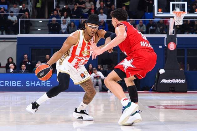 BASKET - Euroleague - EA7 Emporio Armani Milano vs Crvena Zvezda Meridianbet Belgrade Chima Moneke (Crvena Zvezda Meridianbet Belgrade) during EA7 Emporio Armani Milano vs Crvena Zvezda Meridianbet Belgrade, Basketball Euroleague match in Assago (MI), Italy, January 15 2026 Assago (MI) Italy  Copyright: xIPAxSport ABACAx