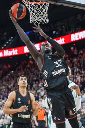 Wenyen Gabriel FC Bayern Basketball, 32 , GER, FC Bayern Basketball vs Panathinaikos AKTOR Athens, Basketball, Euroleague, 22 Matchday, Season 2025 2026, 15 01 2026, GER, FC Bayern Basketball vs Panathinaikos AKTOR Athens, Basketball, Euroleague, 22 Matchday, Season 2025 2026, 15 01 2026 Munich Copyright: xEibner-Pressefoto JennixMaulx EP_JML