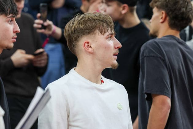 Lennart Karl FC Bayern Muenchen, 42 , GER, FC Bayern Basketball vs Panathinaikos AKTOR Athens, Basketball, Euroleague, 22 Matchday, Season 2025 2026, 15 01 2026, GER, FC Bayern Basketball vs Panathinaikos AKTOR Athens, Basketball, Euroleague, 22 Matchday, Season 2025 2026, 15 01 2026 Muenchen Copyright: xEibner-Pressefoto JennixMaulx EP_JML