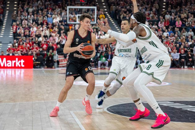 Neno Dimitrijevic 0 FC Bayern Basketball , FC Bayern Basketball vs Panathinaikos Aktor Athens, EuroLeague 22 Matchday, 15 01 2026 Munich Bavaria Germany Copyright: xkolbert-press UlrichxGamelx