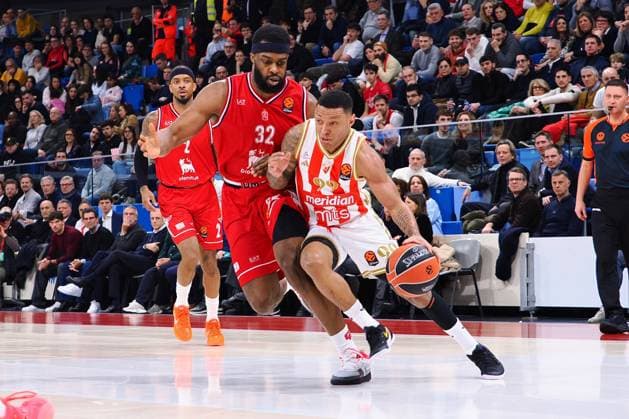 BASKET - Euroleague - EA7 Emporio Armani Milano vs Crvena Zvezda Meridianbet Belgrade Yago Dos Santos (Crvena Zvezda Meridianbet Belgrade) during EA7 Emporio Armani Milano vs Crvena Zvezda Meridianbet Belgrade, Basketball Euroleague match in Assago (MI), Italy, January 15 2026 Assago (MI) Italy  Copyright: xIPAxSport ABACAx