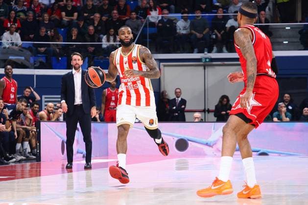 BASKET - Euroleague - EA7 Emporio Armani Milano vs Crvena Zvezda Meridianbet Belgrade Codi Miller-McIntyre (Crvena Zvezda Meridianbet Belgrade) during EA7 Emporio Armani Milano vs Crvena Zvezda Meridianbet Belgrade, Basketball Euroleague match in Assago (MI), Italy, January 15 2026 Assago (MI) Italy  Copyright: xIPAxSport ABACAx