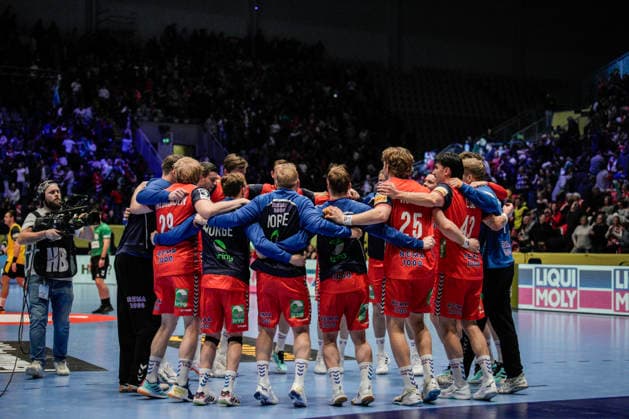 European Handball Championship, Norway Ukraine Baerum 20260115 Norway s players after the European Championship handball match between Norway and Ukraine in Unity arena Photo Stian Lysberg Solum NTB Baerum Norway EDITORIAL USE ONLY RESTRICTED USE FOR BETTING COMPANIES  Copyright: xStianxLysbergxSolumx xNTBx