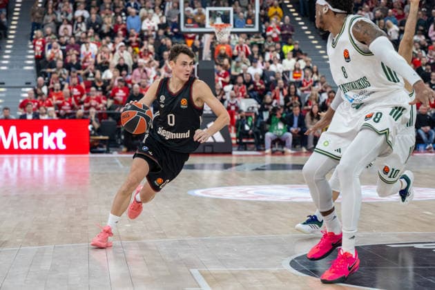 Neno Dimitrijevic 0 FC Bayern Basketball , FC Bayern Basketball vs Panathinaikos Aktor Athens, EuroLeague 22 Matchday, 15 01 2026 Munich Bavaria Germany Copyright: xkolbert-press UlrichxGamelx