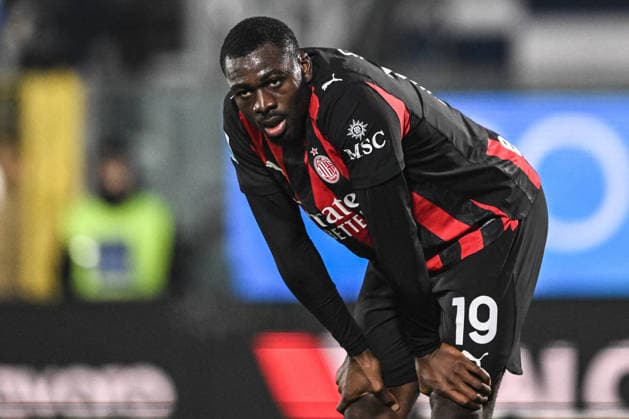 CALCIO - Serie A - Como 1907 vs AC Milan Youssouf Fofana of AC Milan lookon during the Italian Serie A football match between Calcio Como and AC Milan on January 15th, 2026 at the Giuseppe Senigallia stadium in Como, Italy Como Italy  Copyright: xIPAxSport ABACAx