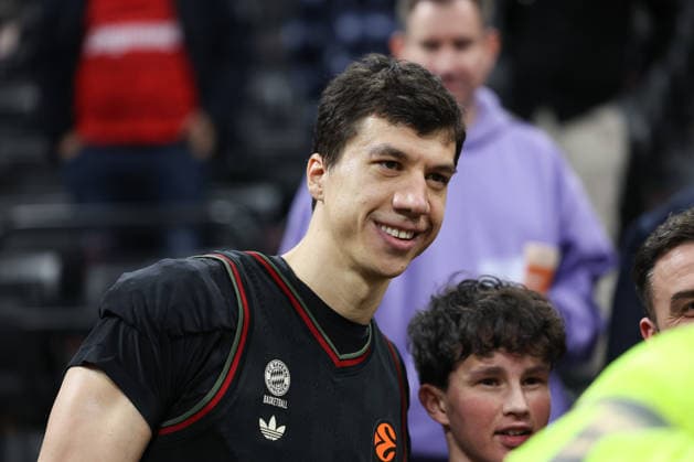 Vladimir Lucic FC Bayern Basketball, 11 after the match, GER, FC Bayern Basketball vs Panathinaikos AKTOR Athens, Basketball, Euroleague, 22 Matchday, Season 2025 2026, 15 01 2026, GER, FC Bayern Basketball vs Panathinaikos AKTOR Athens, Basketball, Euroleague, 22 Matchday, Season 2025 2026, 15 01 2026 Munich Copyright: xEibner-Pressefoto JennixMaulx EP_JML