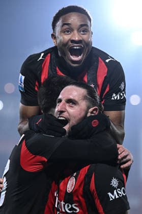 Db Como 15 01 2026 - campionato di calcio serie A Como-Milan foto Daniele Buffa Image nella foto: esultanza gol Adrien Rabiot 