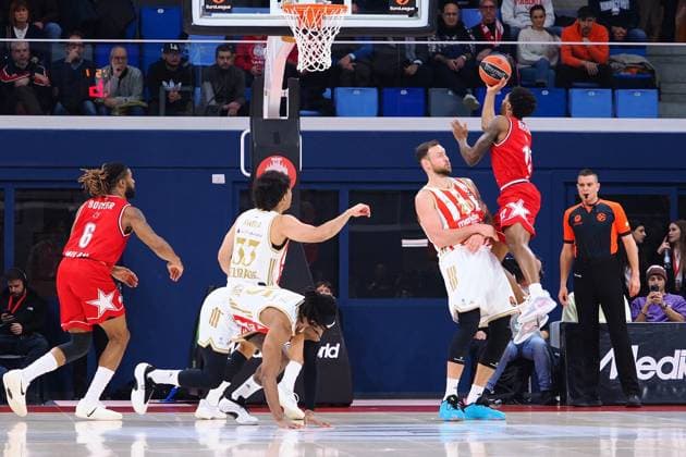 BASKET - Euroleague - EA7 Emporio Armani Milano vs Crvena Zvezda Meridianbet Belgrade Armoni Brooks (EA7 Emporio Armani Olimpia Milano) during EA7 Emporio Armani Milano vs Crvena Zvezda Meridianbet Belgrade, Basketball Euroleague match in Assago (MI), Italy, January 15 2026 Assago (MI) Italy  Copyright: xIPAxSport ABACAx