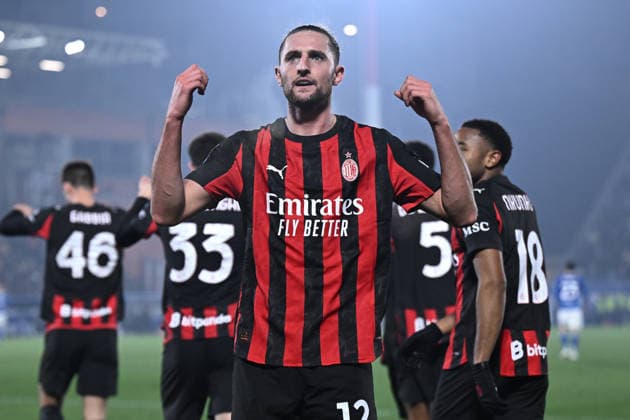 Db Como 15 01 2026 - campionato di calcio serie A Como-Milan foto Daniele Buffa Image nella foto: esultanza gol Adrien Rabiot 