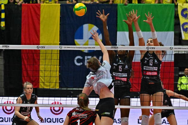 VOLLEY - Champions League Women - A. Carraro Prosecco DOC Conegliano vs Dresdner SC Jette Kuipers ( Dresdner SC 1898 ) Treviso Italy  Copyright: xIPAxSport ABACAx