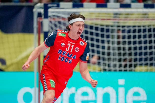 European Handball Championship, Norway Ukraine Fornebu 20260115 Norway s Kasper Thorsen Lien during the European Handball Championship between Norway and Ukraine in Unity Arena Photo Stian Lysberg Solum NTB Fornebu Norway EDITORIAL USE ONLY RESTRICTED USE FOR BETTING COMPANIES  Copyright: xStianxLysbergxSolumx xNTBx