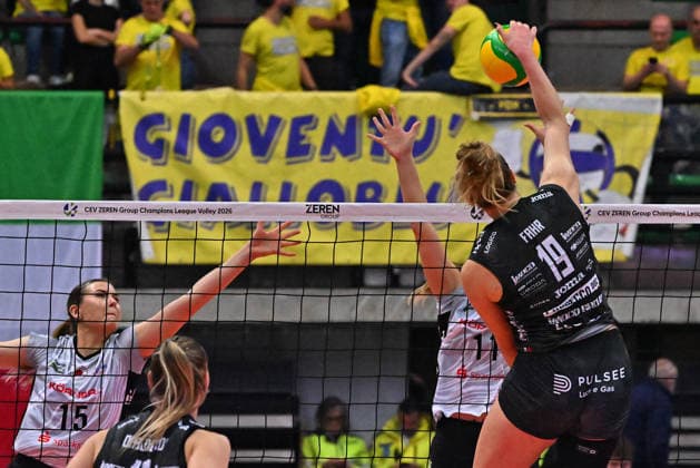 VOLLEY - Champions League Women - A. Carraro Prosecco DOC Conegliano vs Dresdner SC Sarah Fahr ( A. CARRARO PROSECCO DOC CONEGLIANO ) Treviso Italy  Copyright: xIPAxSport ABACAx