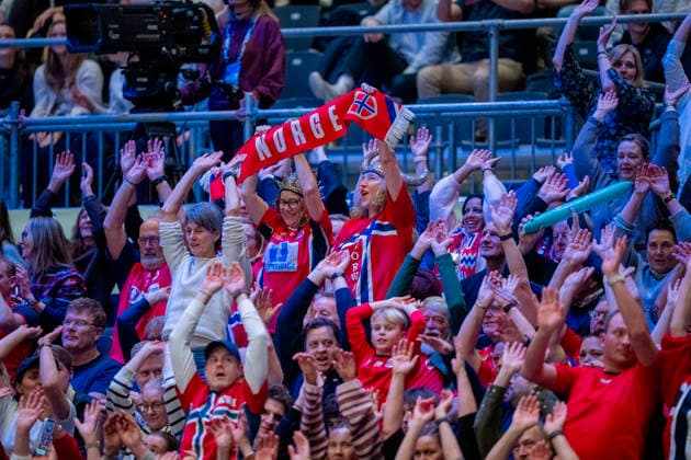 European Handball Championship, Norway Ukraine Fornebu 20260115 Supporters during the European Handball Championship between Norway and Ukraine in Unity Arena Photo Stian Lysberg Solum NTB Fornebu Norway EDITORIAL USE ONLY RESTRICTED USE FOR BETTING COMPANIES  Copyright: xStianxLysbergxSolumx xNTBx