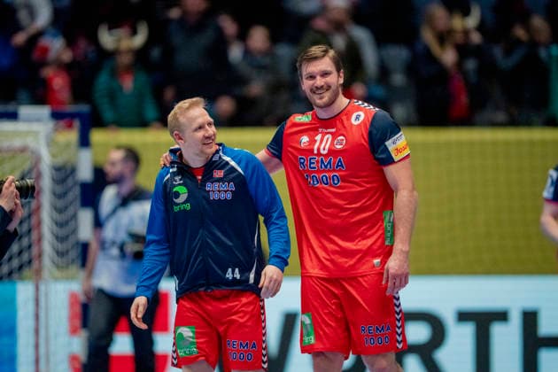 European Handball Championship, Norway Ukraine Fornebu 20260115 Norway s Lasse Balstad and Vetle Ronningen during the European Handball Championship between Norway and Ukraine in Unity Arena Photo Stian Lysberg Solum NTB Fornebu Norway EDITORIAL USE ONLY RESTRICTED USE FOR BETTING COMPANIES  Copyright: xStianxLysbergxSolumx xNTBx