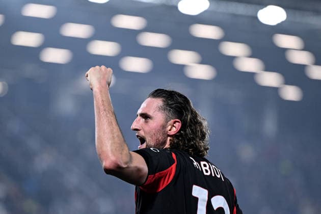 Db Como 15 01 2026 - campionato di calcio serie A Como-Milan foto Daniele Buffa Image nella foto: esultanza gol Adrien Rabiot 