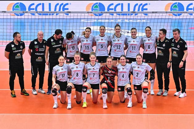 VOLLEY - Champions League Women - A. Carraro Prosecco DOC Conegliano vs Dresdner SC Dredner SC team Treviso Italy  Copyright: xIPAxSport ABACAx