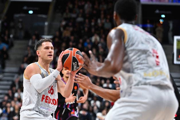 BASKET : Paris Basket vs AS Monaco - Euroleague - 15 01 2026 NEMANJA NEDOVIC ( 26 - Monaco ) during the Euroleague match between Paris Basketball and AS Monaco at Adidas Arena on January 15, 2026 in Paris, France. ( Photo by Federico Pestellini PSNewz ) - ParisFrance  Copyright: xFedericoxPestellinix