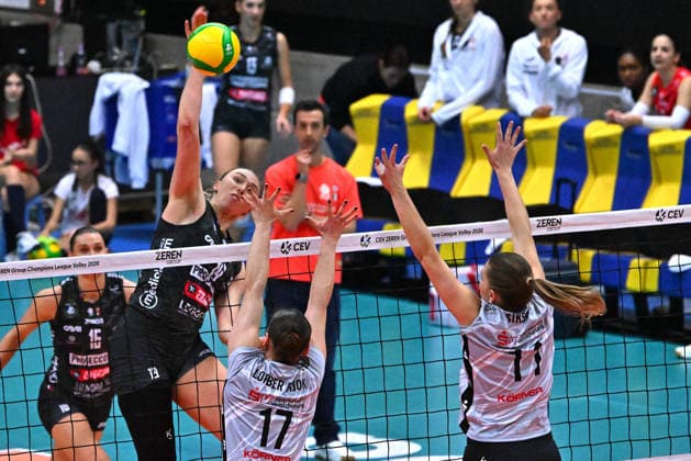 VOLLEY - Champions League Women - A. Carraro Prosecco DOC Conegliano vs Dresdner SC Sarah Fahr ( A. CARRARO PROSECCO DOC CONEGLIANO ) Treviso Italy  Copyright: xIPAxSport ABACAx