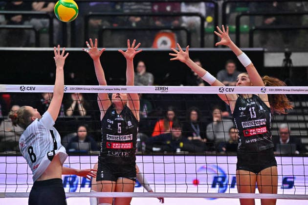 VOLLEY - Champions League Women - A. Carraro Prosecco DOC Conegliano vs Dresdner SC Jette Kuipers ( Dresdner SC 1898 ) Treviso Italy  Copyright: xIPAxSport ABACAx