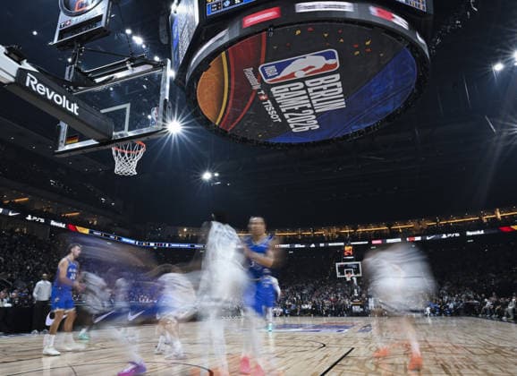 NBA, Basketball Herren, USA Berlin 2026: Orlando Magic v Memphis Grizzlies BERLIN, GERMANY – JANUARY 15: Players compete during the NBA Berlin 2026 game between the Orlando Magic and the Memphis Grizzlies at Uber Arena in Berlin, Germany on January 15, 2026. Halil Sagirkaya Anadolu Berlin Germany. Editorial use only. Please get in touch for any other usage.  Copyright: x2026xAnadoluxHalilxSagirkayax