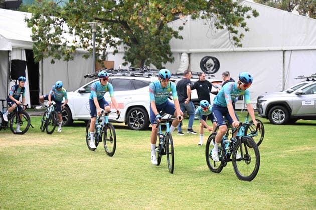 16-01-2026 Vigilia Tour Down Under 2026; 2026, Xds - Astana; Adelaide; 