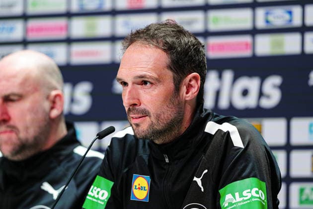 Benjamin Chatton Germany, Manager DEN, Germany Press Conference, Handball, EHF European Championship 2026, 16 01 2026 DEN, Germany Press Conference, Handball, EHF European Championship 2026, 16 01 2026 Silkeborg Copyright: xEibner-Pressefoto MarcelxvonxFehrnx EP_MFN