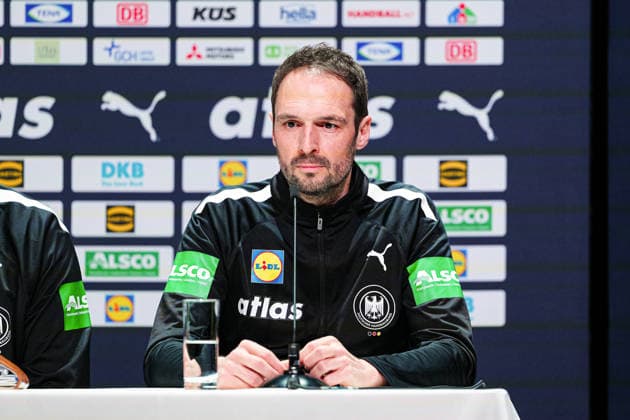 Benjamin Chatton Germany, Manager DEN, Germany Press Conference, Handball, EHF European Championship 2026, 16 01 2026 DEN, Germany Press Conference, Handball, EHF European Championship 2026, 16 01 2026 Silkeborg Copyright: xEibner-Pressefoto MarcelxvonxFehrnx EP_MFN