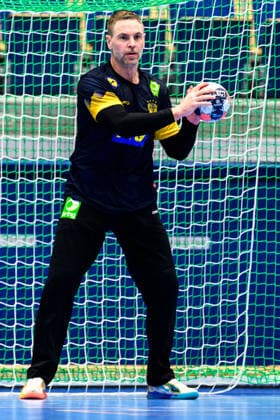 260116 Goalkeeper Andreas Palicka during a training session with Sweden during the 2026 European Handball Championship on January 16, 2026 in Malmö Photo Mathilda Schuler BILDBYRAN kod MA MA0919 handball handball handball handballs em 2026 träning practice training sverige sweden ehf european handball championship sverige bbeng sverige sweden  Copyright: MATHILDAxSCHULER BB260116MA071