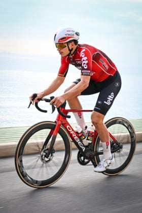 Lotto Intermarche Cycling Team Winter Training Camp 2026 L ALFAS DEL PI, SPAIN - JANUARY 16 : De Lie Arnaud (BEL) of Lotto Intermarche pictured during a training session at the Lotto Intermarche UCI World Team winter stage camp at the Albir Garden Resort Hotel as part of the preparation for the new 2026 season on January 16, 2026 in L Alfas del Pi, Spain, 16 01 2026 L Alfas del Pi Spain  Copyright: xVincentxKalutx