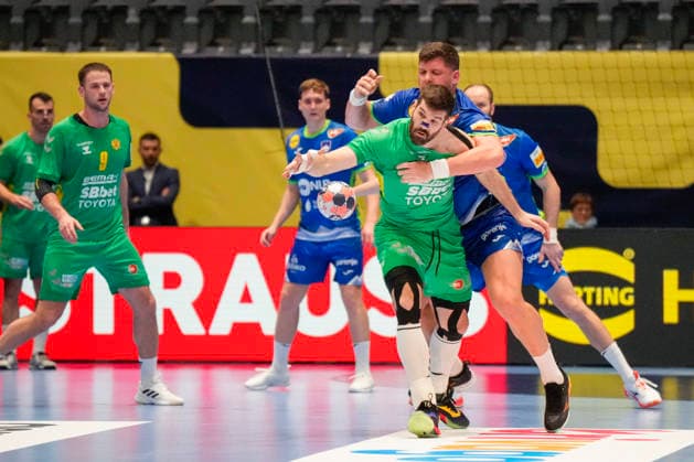 European Handball Championship, Slovenia Montenegro Baerum 20260116 Montenegros Vuko Borozan during the European Championship handball match between Slovenia and Montenegro in Unity arena Photo Cornelius Poppe NTB Baerum Norway EDITORIAL USE ONLY RESTRICTED USE FOR BETTING COMPANIES  Copyright: xCorneliusxPoppex xNTBx