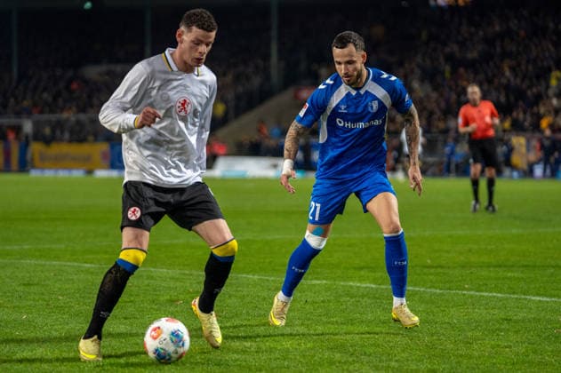 Germany, Soccer, 2 Bundesliga, Eintracht Braunschweig 1 FC Magdeburg on 16 01 in Braunschweig Eintracht Stadion Erencan Yardimci Eintracht Braunschweig 9 Falko Michel 1 FC Magdeburg 21 Copyright: xSvenxHeidmannx