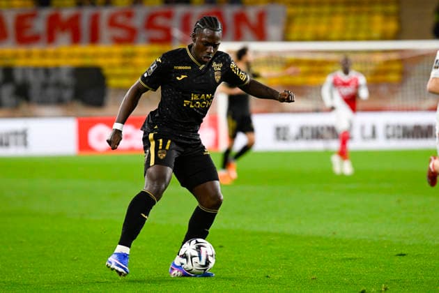 FOOTBALL : AS Monaco VS FC Lorient - Ligue 1 McDonald s - 16 01 2026 Jean-Victor Makengo (FC Lorient) - Ligue 1 McDonald™s match between AS Monaco and FC Lorient on January 16, 2026 at the Louis II Stadium in Monaco. MonacoMonaco  Copyright: xWilliamxCannarellax