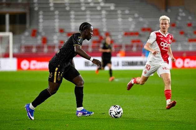 FOOTBALL : AS Monaco VS FC Lorient - Ligue 1 McDonald s - 16 01 2026 Jean-Victor Makengo (FC Lorient) - Ligue 1 McDonald™s match between AS Monaco and FC Lorient on January 16, 2026 at the Louis II Stadium in Monaco. MonacoMonaco  Copyright: xWilliamxCannarellax